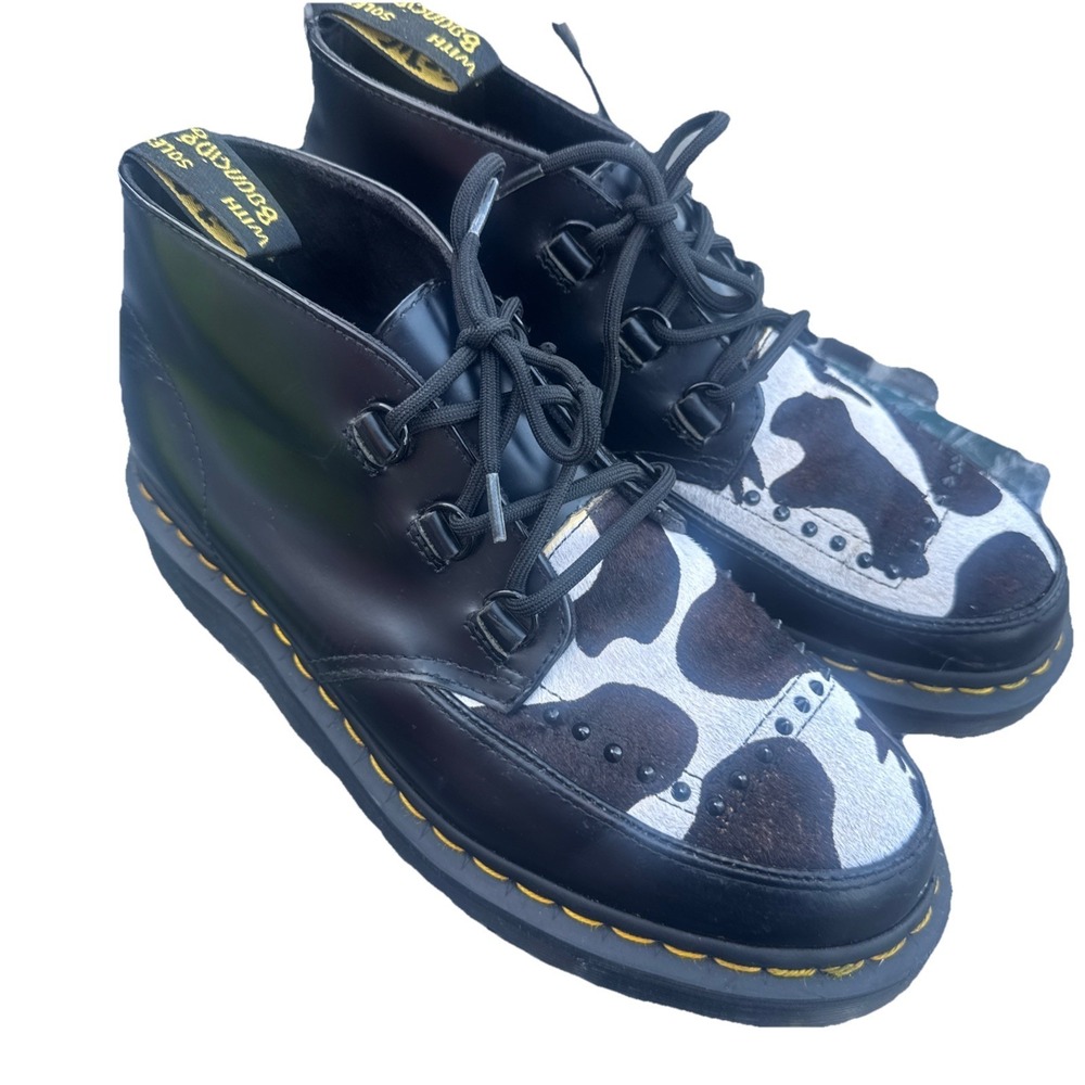 Dr. Martens/RAMSEY CHUKKA/US7/BLK/Calf Hair Size 9 - Picture 3 of 10